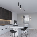 Aplique de pared LAGOS 2 negro, GU10