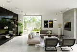 Aplique de pared LOBO gris, G9