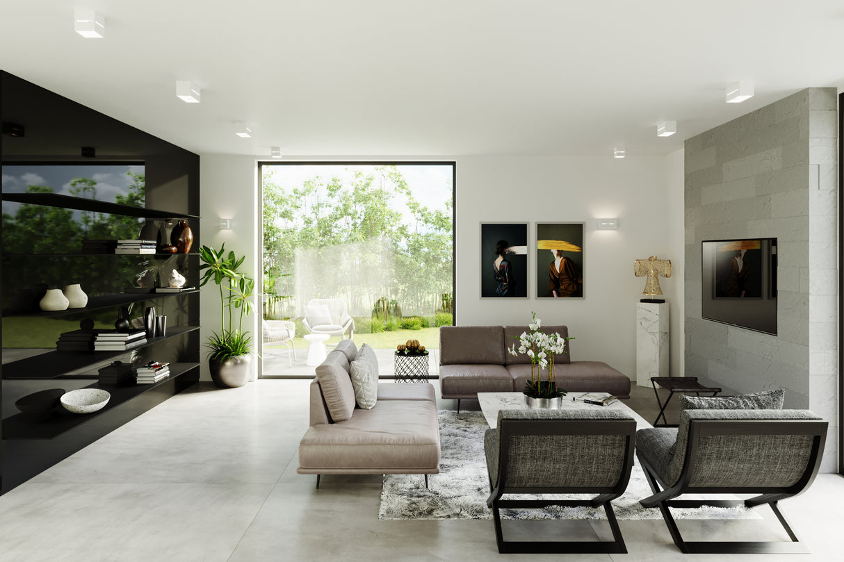 Aplique de pared LOBO MAXI blanco, G9