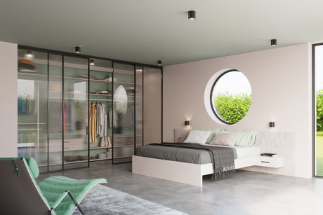 Aplique de pared INEZ negro, G9