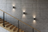 Aplique de pared BLOCCO negro, G9