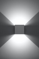 Aplique de pared LUCA LED 6w, blanco, IP54