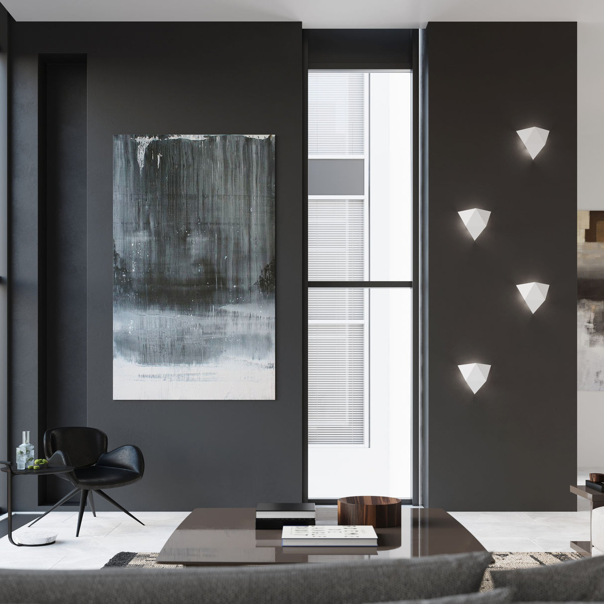 Aplique de pared SOLIDO blanco, G9