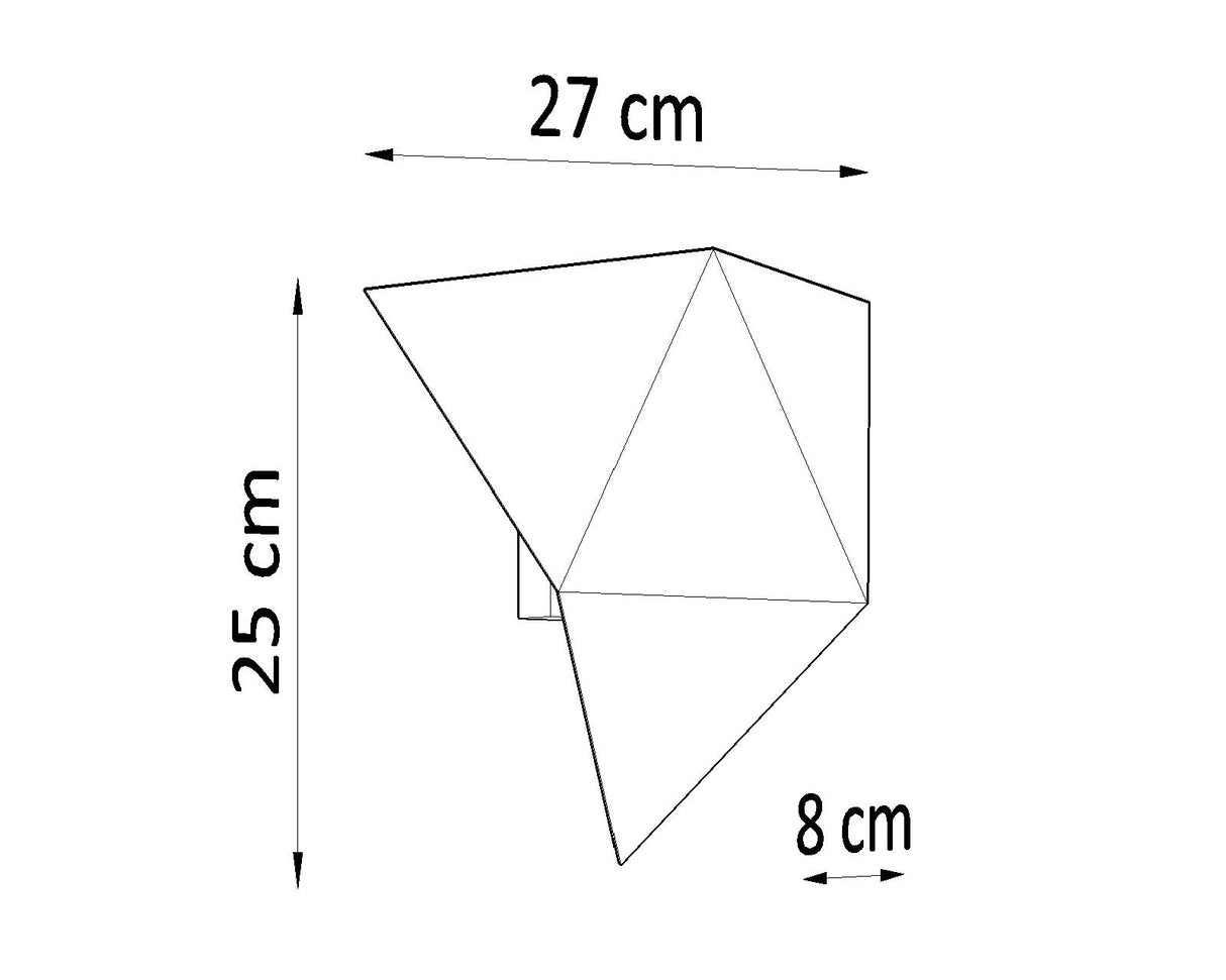 Aplique de pared SOLIDO blanco, G9
