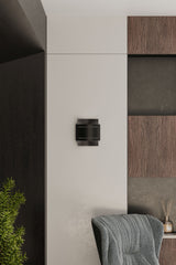 Aplique de pared HESTIA negro, G9
