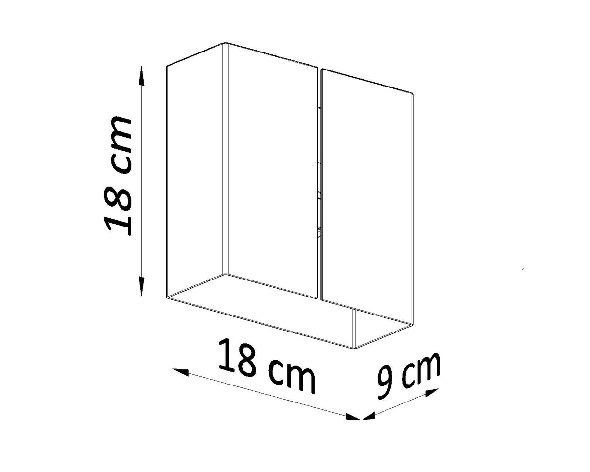 Aplique de pared LINEA, G9