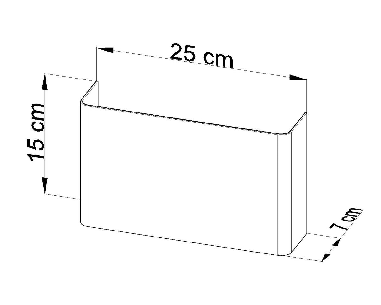 Aplique de pared COPERTURA, G9
