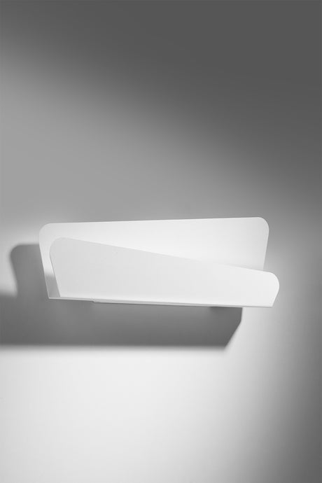 Aplique de pared BASCIA blanco, G9