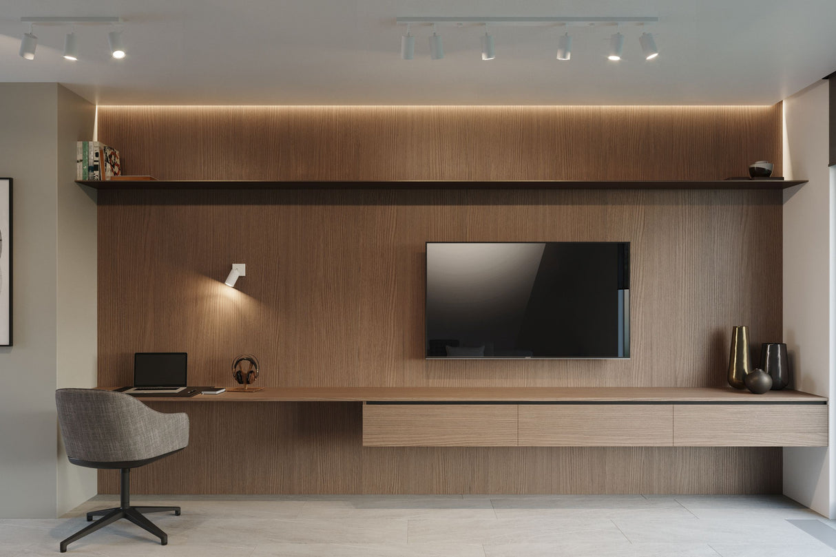 Aplique de pared RING blanco, GU10