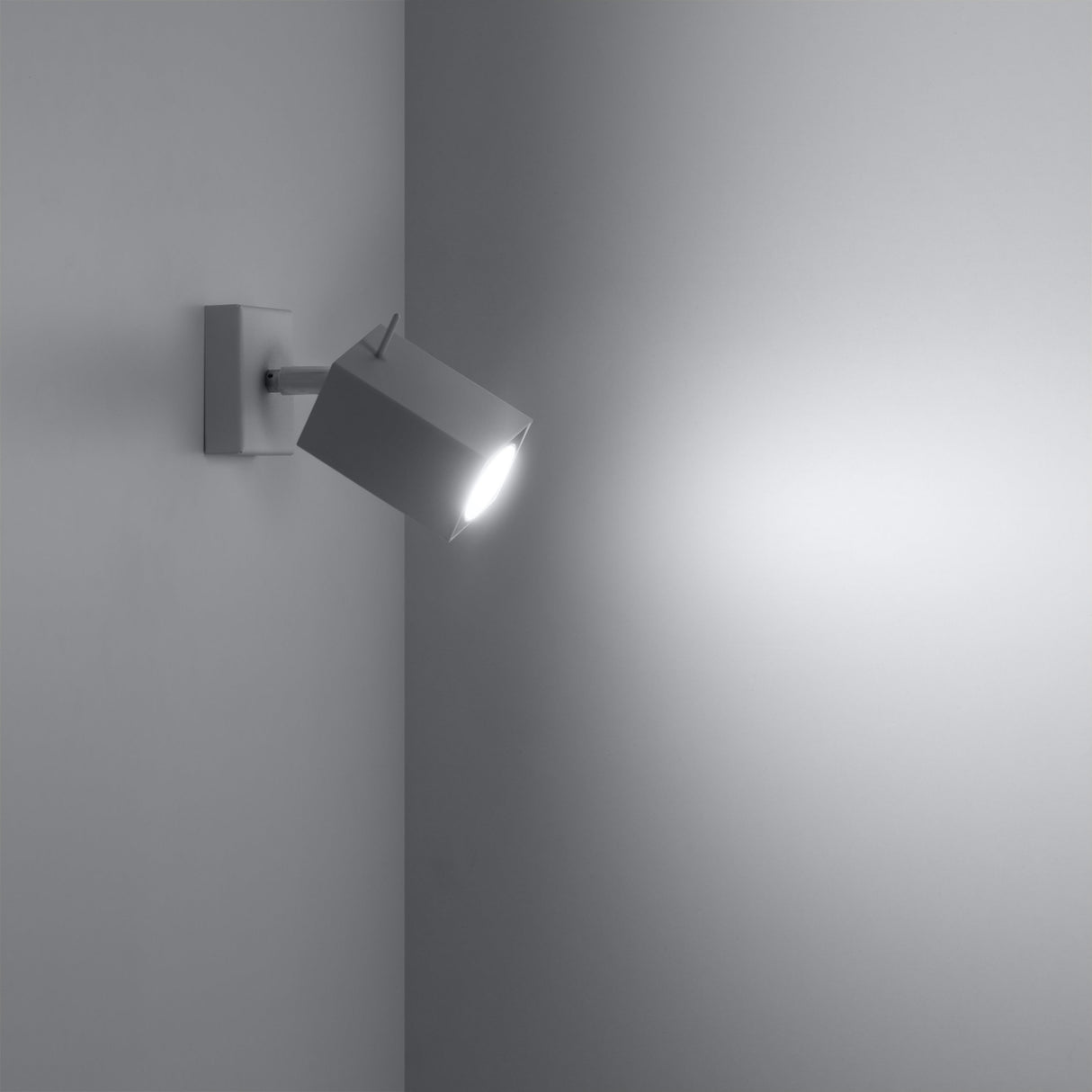 Aplique de pared MERIDA blanco, GU10