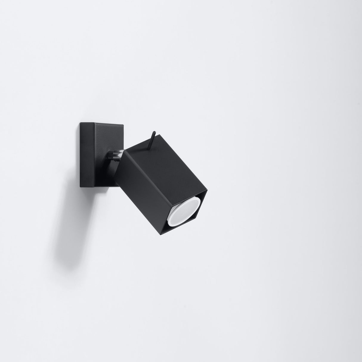 Aplique de pared MERIDA negro, GU10