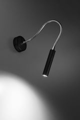 Aplique de pared AXIL negro, G9