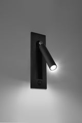 Aplique de pared ENIF negro, G9