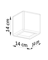 Aplique de cerámica NESTA, E27