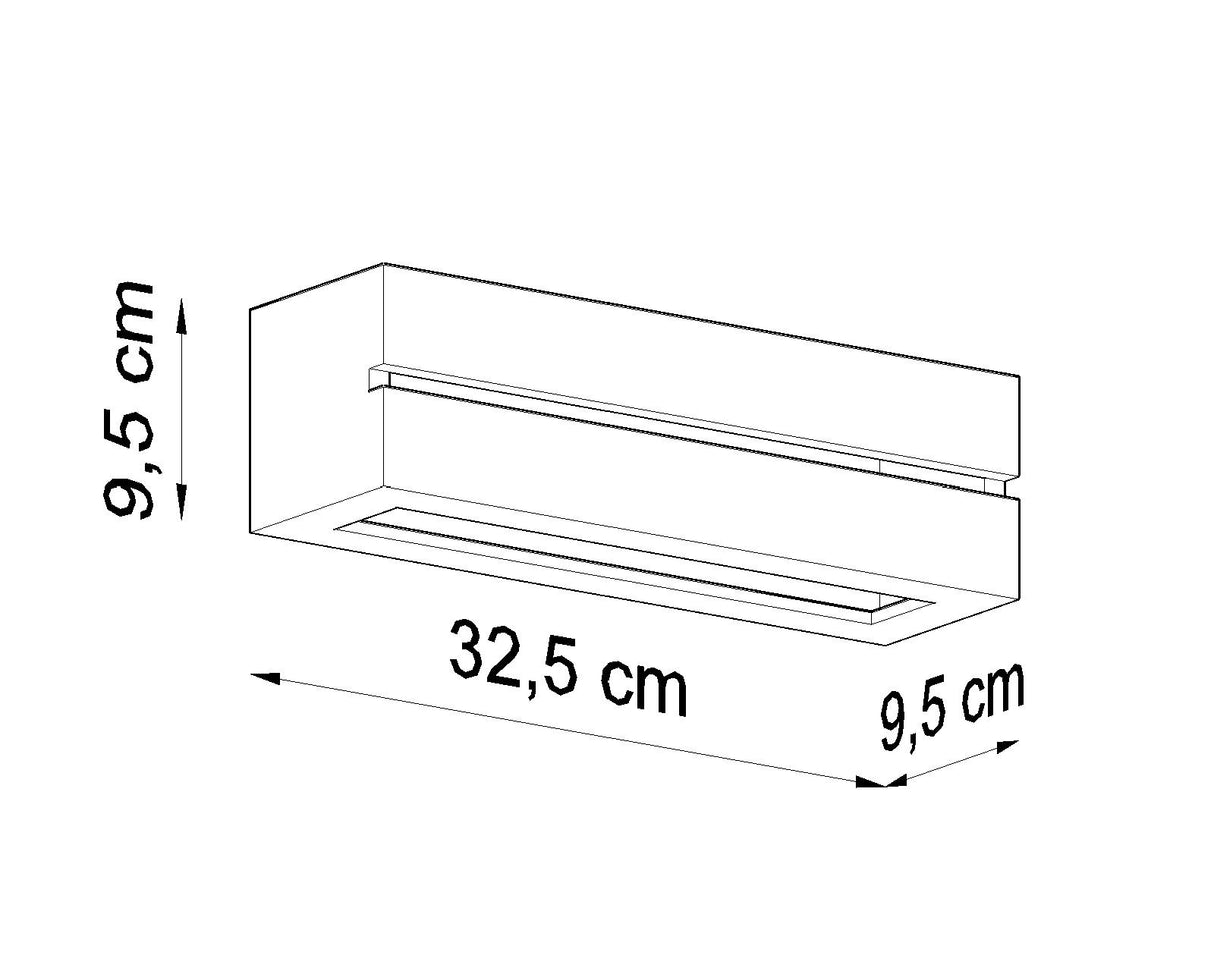 Aplique de cerámica VEGA LINE, E27