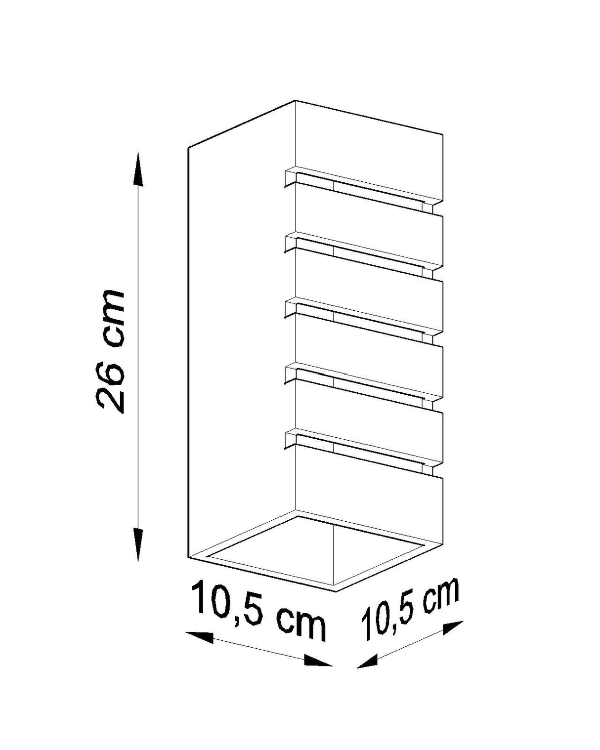 Aplique de cerámica SAMIR, E27
