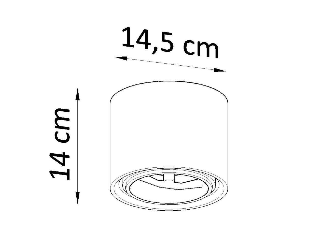 Aplique de cerámica KALU, GU10