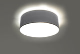 Aplique de techo ARENA gris, E27