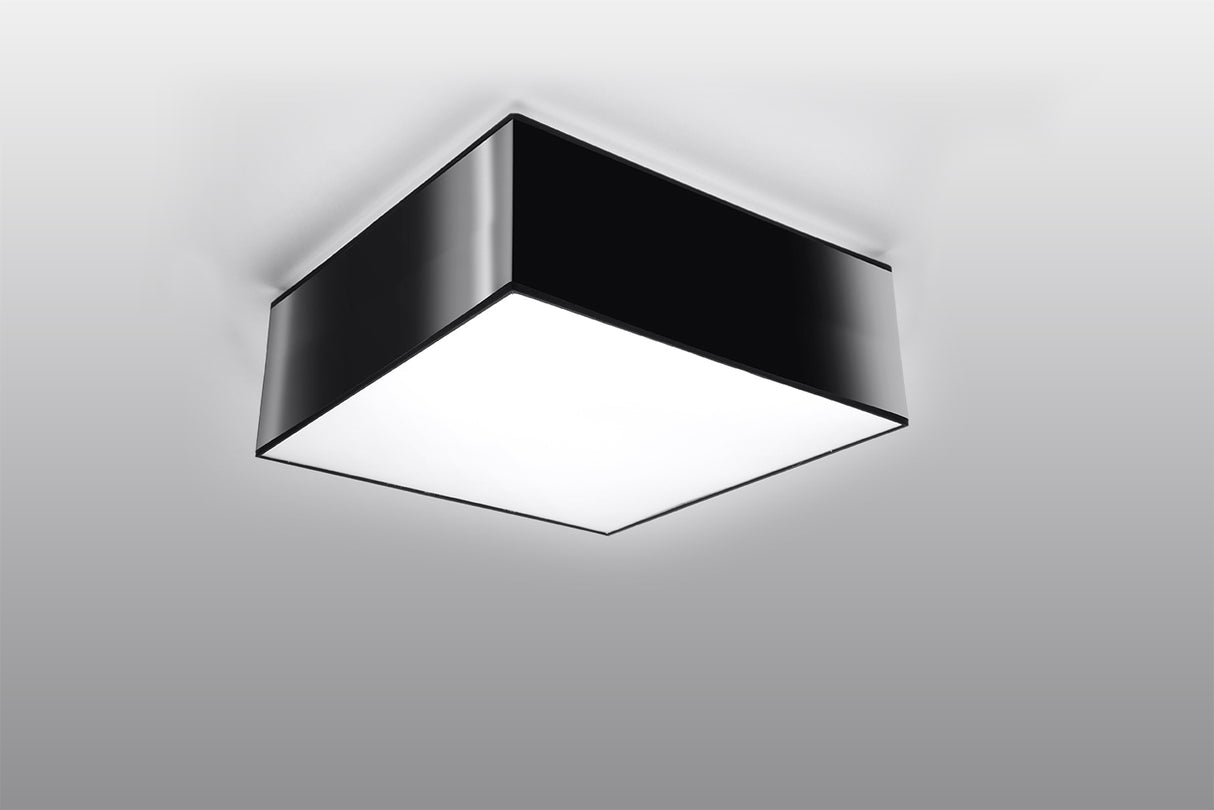 Plafón HORUS negro, E27