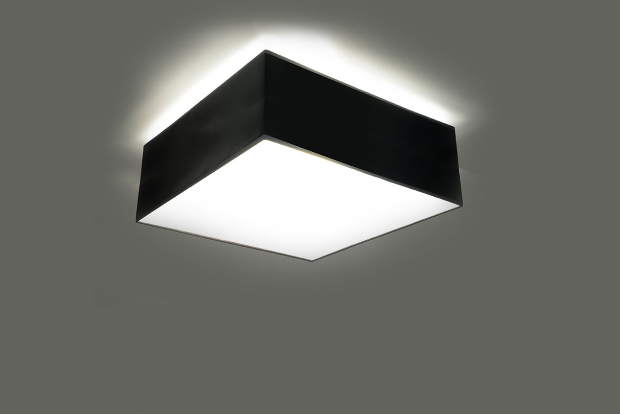 Plafón HORUS negro, E27