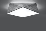 Aplique de techo HEXA 45 silver