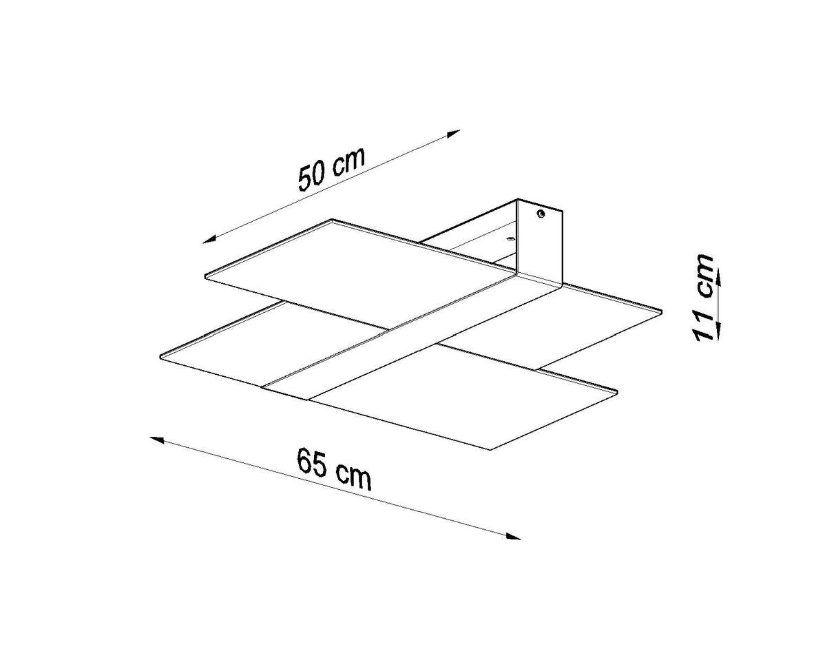 Aplique de techo MASSIMO, E27