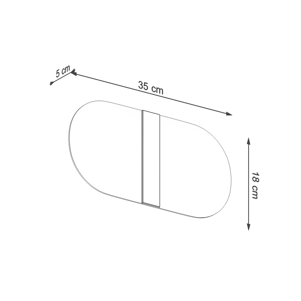 Aplique de pared SALIA, G9