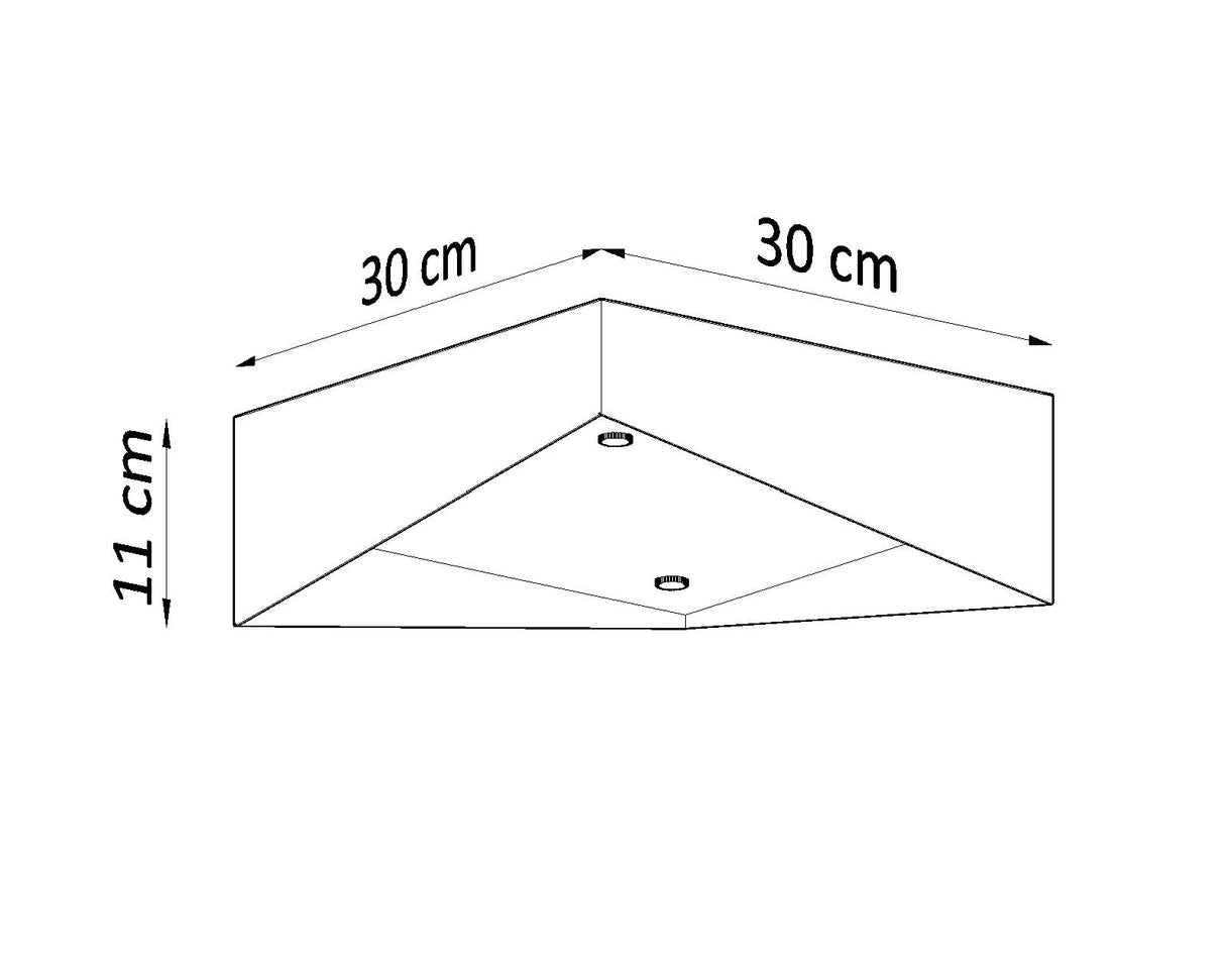 Aplique de techo AVIOR blanco, E27