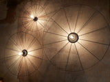 Luminaria para techo o pared ESKOLA 140 negro, E27