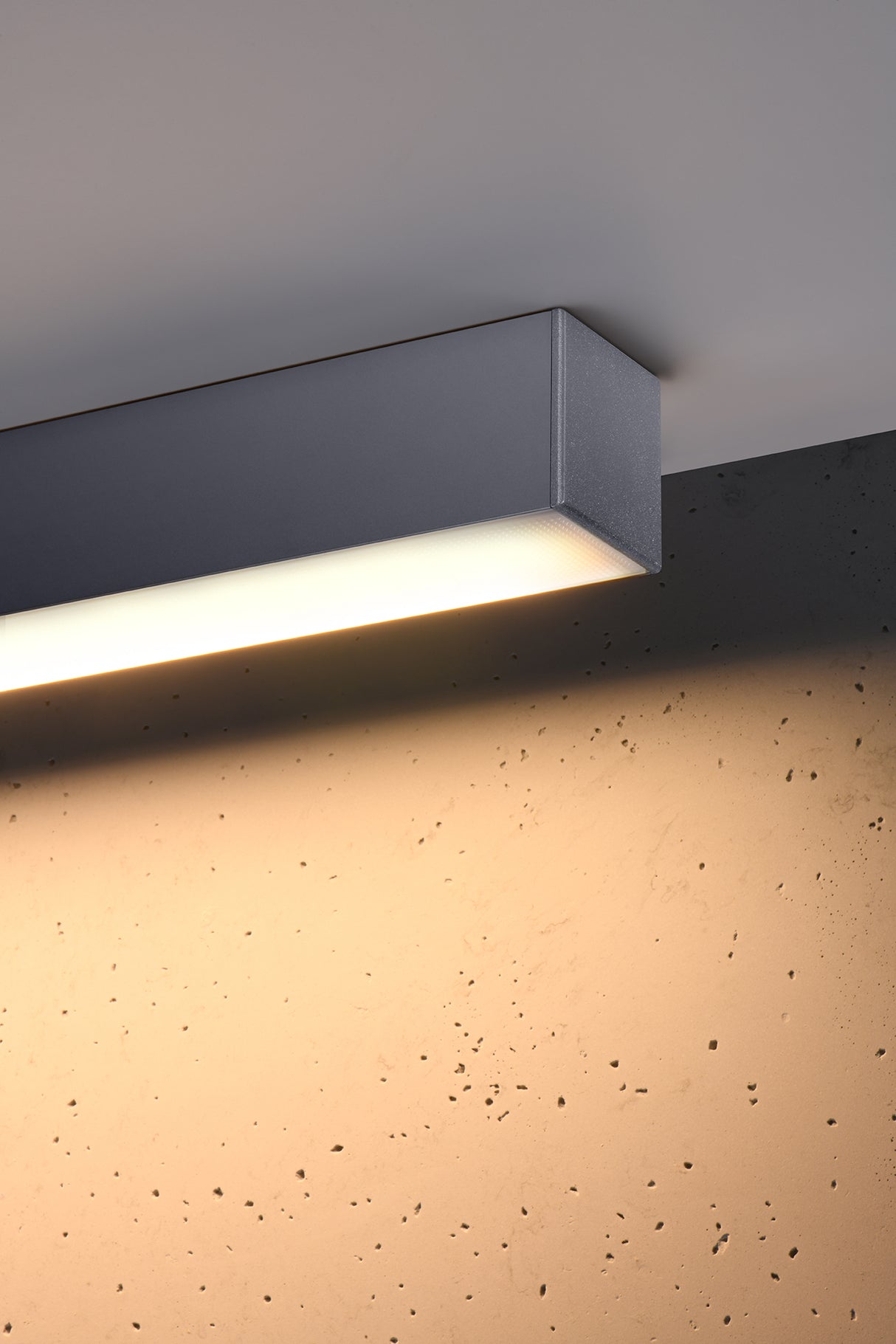 Aplique de techo PINNE LED 65 gris, 22W