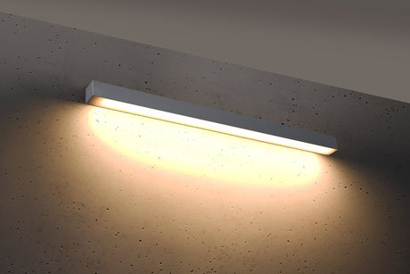 Aplique de pared PINNE LED 95 gris, 31W