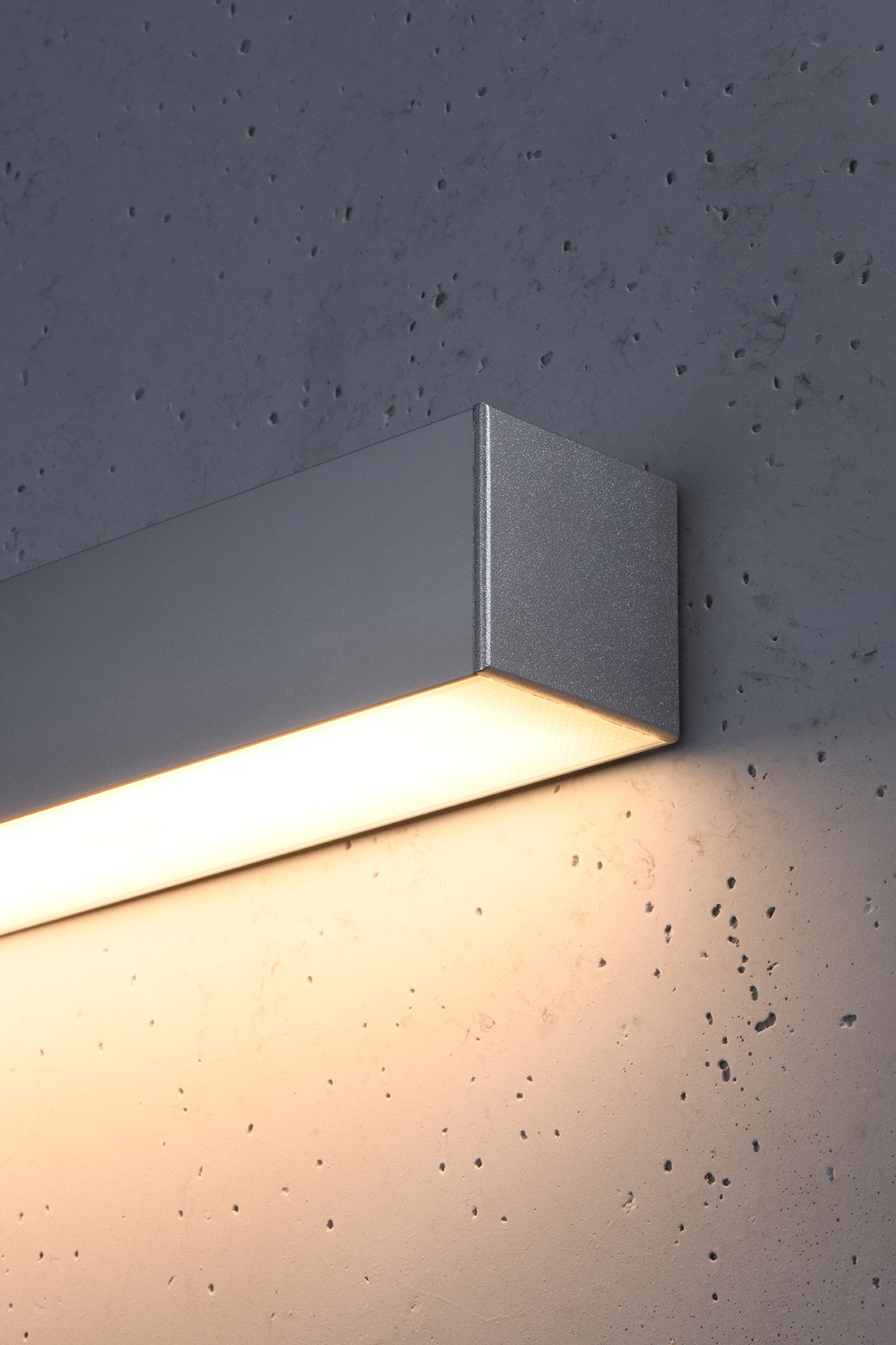 Aplique de pared PINNE LED 145 gris, 31W