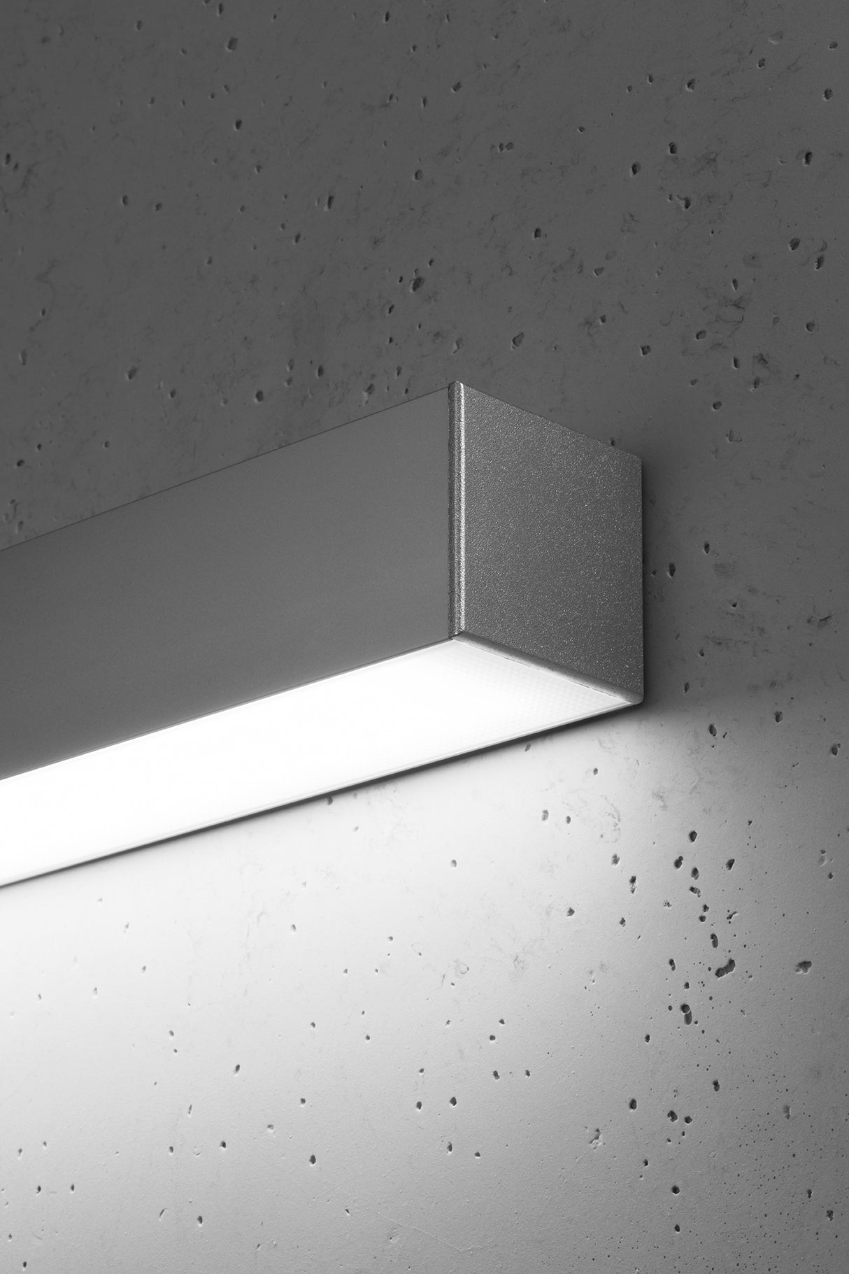 Aplique de pared PINNE LED 145 gris, 31W