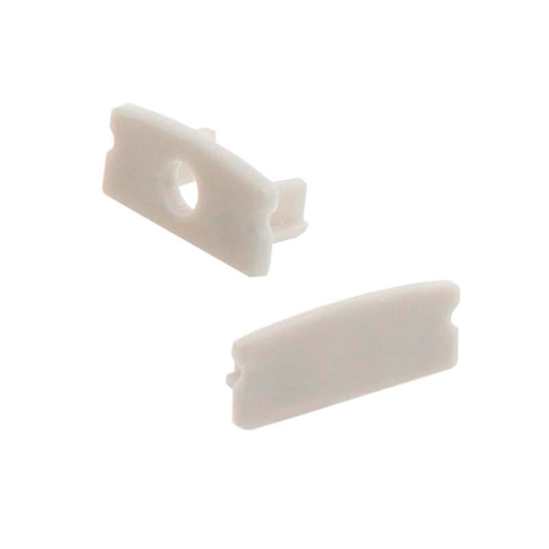 Kit que incluye las tapas de cierre derecha e izquierda del perfil led BARLIS.