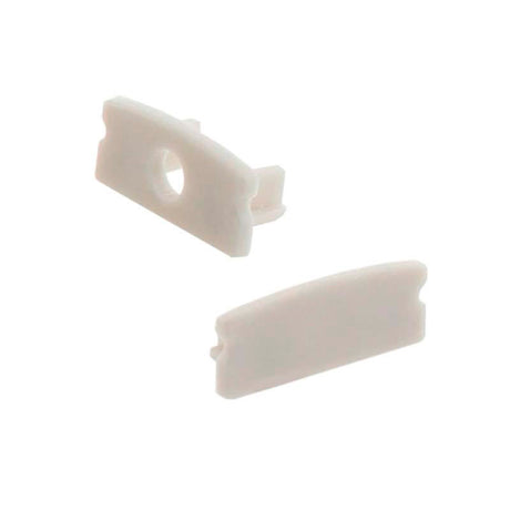 Kit que incluye las tapas de cierre derecha e izquierda del perfil led BARLIS.