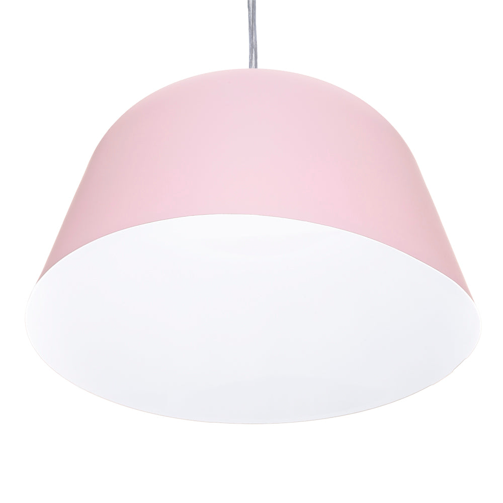 Lámpara Suspendida Aluminio Ø 250Mm (Sin Bombilla) Rosa Presley