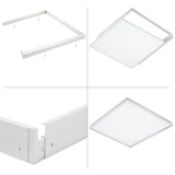 Panel LED Slim 60x60cm 40W 4500lm + Kit de Superficie