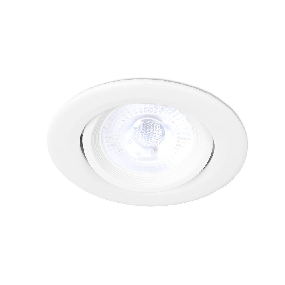 Pack 10 Downlights Redondo LED 7W 600Lm 4200ºK 38º 30.000H [HO-IN-DL7W-W-PK10]