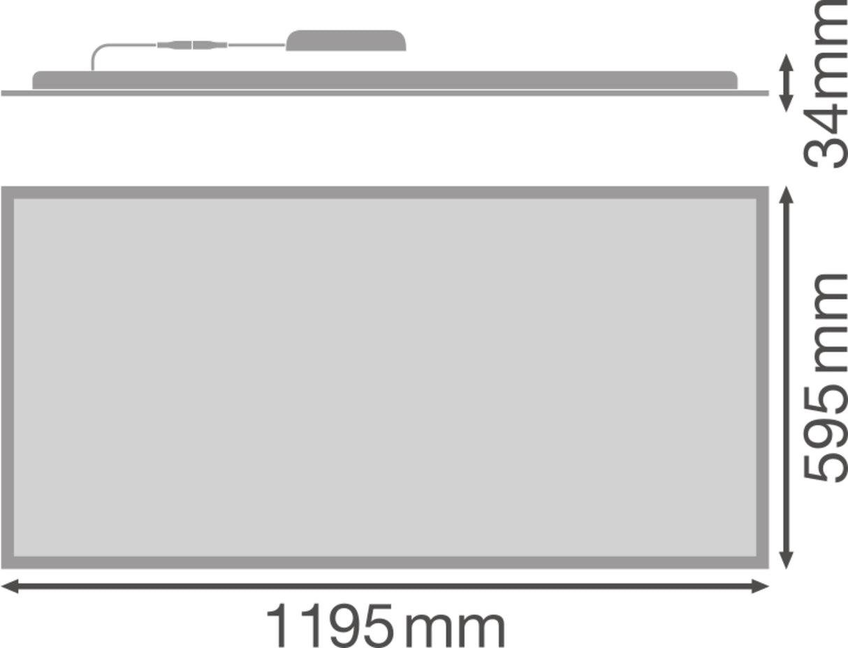 Panel LED Ledvance   53W 5830Lm 4000K 90º IP40/IP20 Regulable DALI