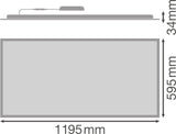 Panel LED Ledvance   53W 5830Lm 4000K 90º IP40/IP20 Regulable DALI