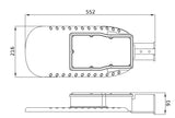 Farola LED LEDVANCE AREA 120W 16200Lm 6500K 150 x 85º IP66