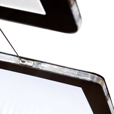 Carpeta Poster Display LED A4 2 Caras 12VDC