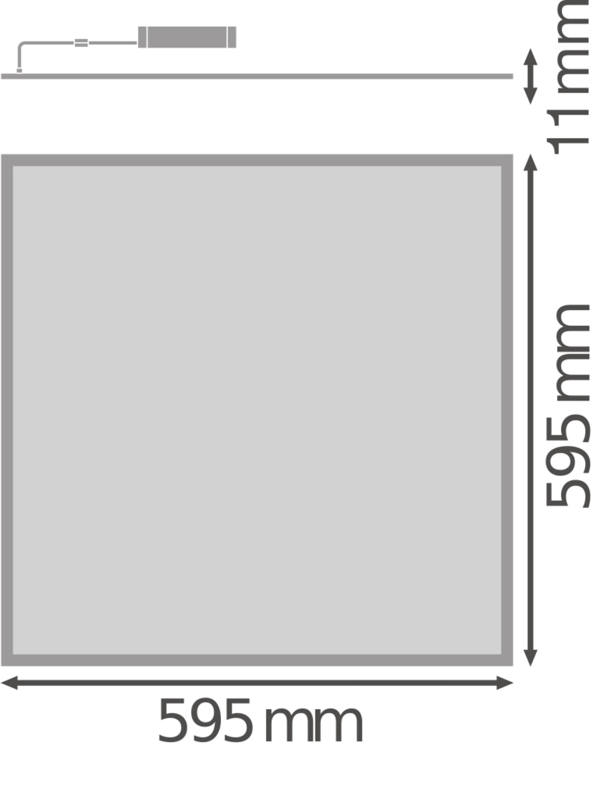 Panel LED LEDVANCE 41W 4200Lm 2700-6500K 80 ° Regulable DALI2 IP20 [LVE-4058075636934]