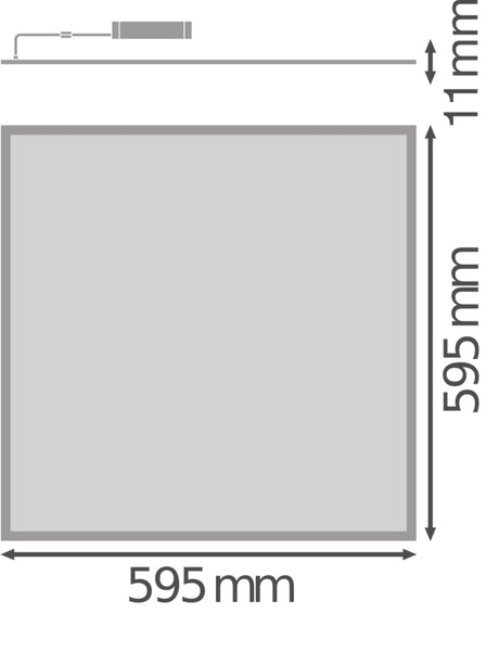 Panel LED LEDVANCE 41W 4200Lm 2700-6500K 80 ° Regulable DALI2 IP20 [LVE-4058075636934]