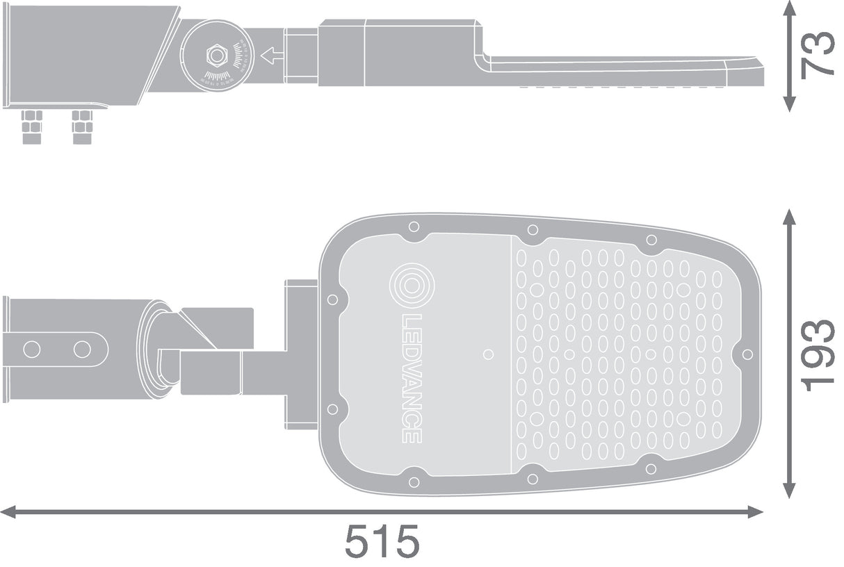 Farola LED LEDVANCE AREA 65W 8450Lm 3000K 58 x 160º IP66