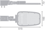 Farola LED LEDVANCE AREA 65W 8450Lm 3000K 58 x 160º IP66