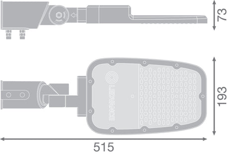 Farola LED LEDVANCE AREA 65W 8450Lm 3000K 58 x 160º IP66