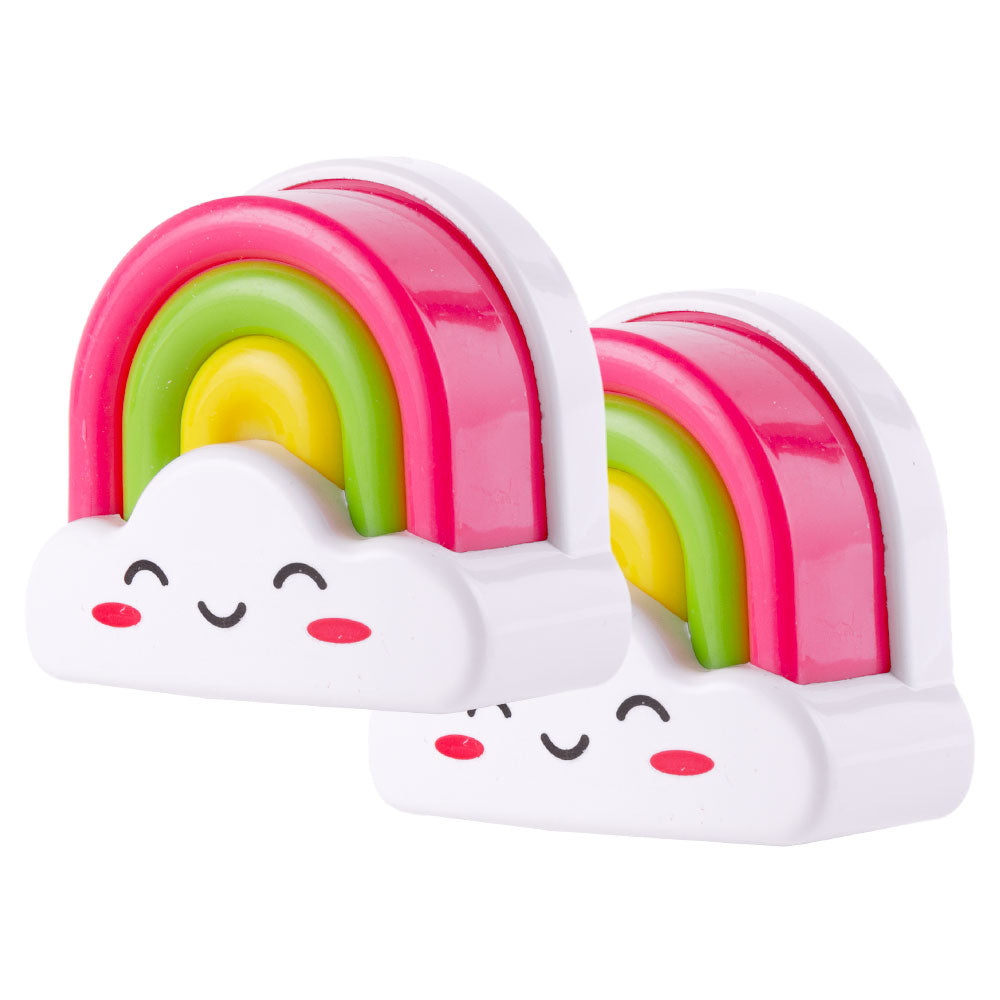 Pack 2 Lampara nocturna de pared LED Infantil quitamiedos y recargable "Rainbow"