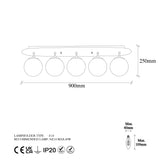 Lámpara de Techo "Maimanah" [OPV-942FLG1391]