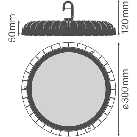 Campana LED LEDVANCE  225W 27000Lm 4000K 110º IP65